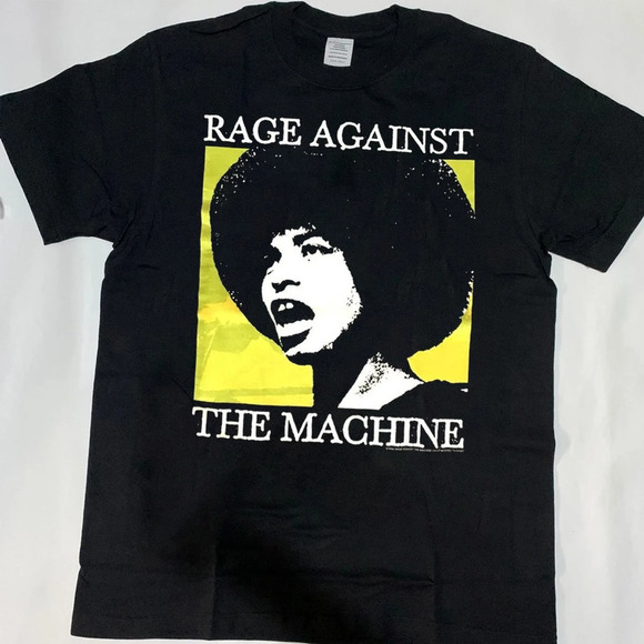 Rage Against The Machine  Angela Davis Tshirt Rage Against The Machine - Picture 1 of 4